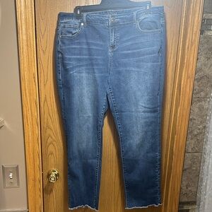 Maurices Straight Leg Jeans in Deep Blue